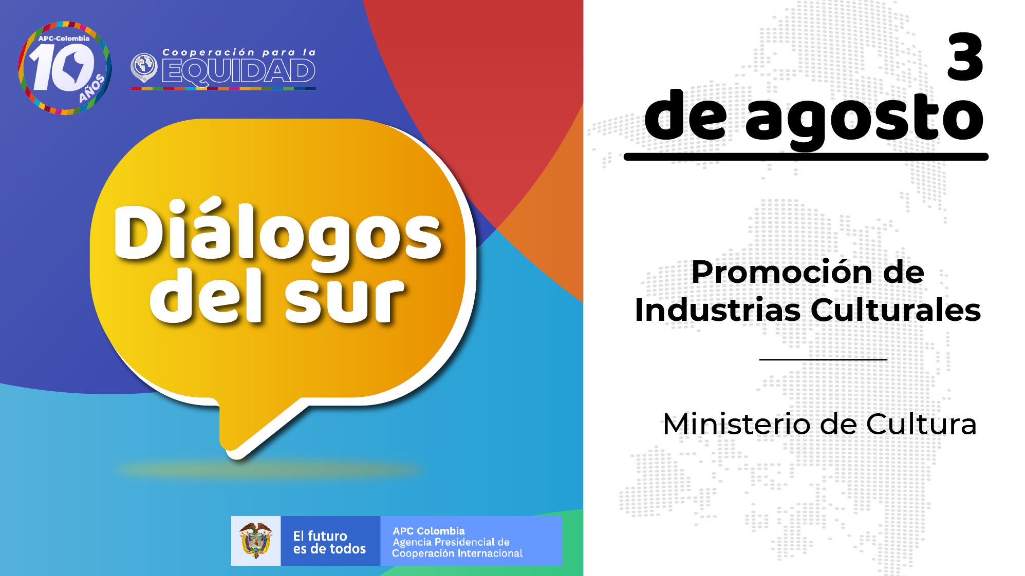 “Diálogos Del Sur” para la presentación de la alianza para la recuperación y modernización de la economía creativa