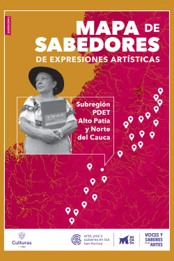 Mapa de sabedores – Alto Patía y Norte del Cauca