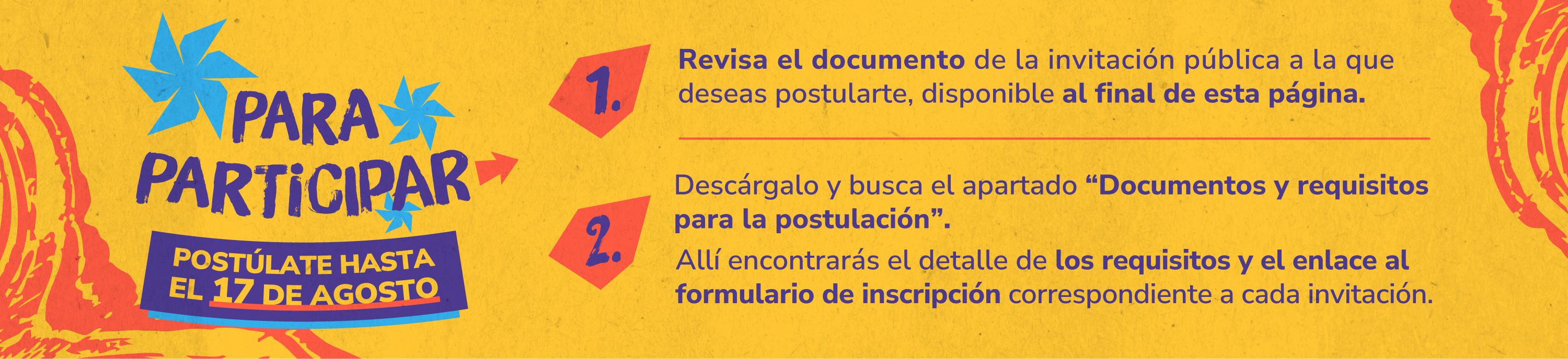 Infografía: Formas de participar en las invitaciones públicas de economías culturales y creativas 2026