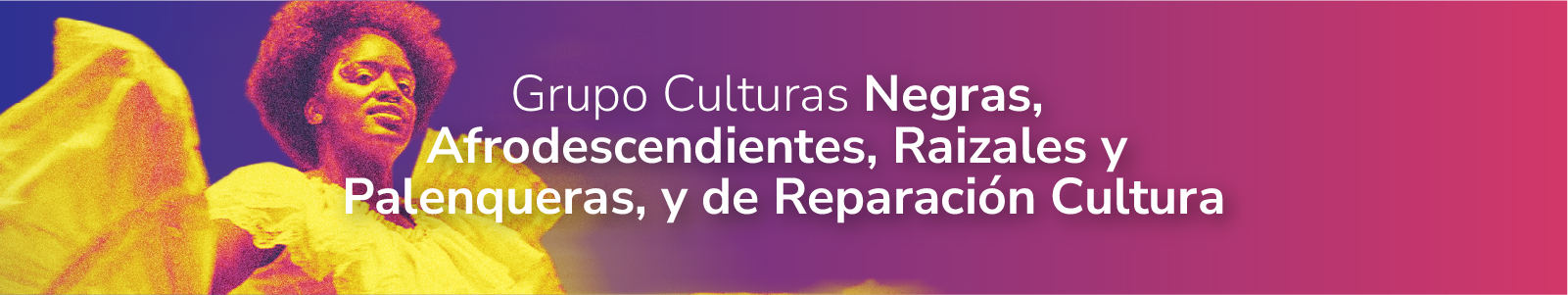 Grupo Culturas Negras, Afrodescendientes, Raizales y Palenqueras, y de Reparación Cultural​