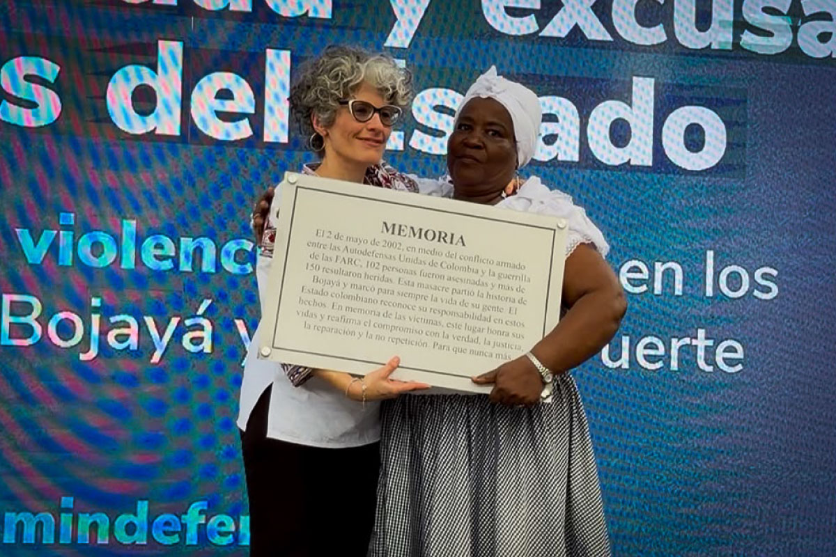 El Estado pidió perdón a Bojayá