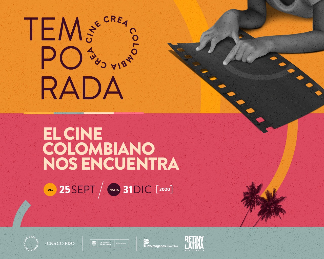 Vuelve la temporada ‘Cine Crea Colombia’, organizada por MinCultura y Proimágenes Colombia