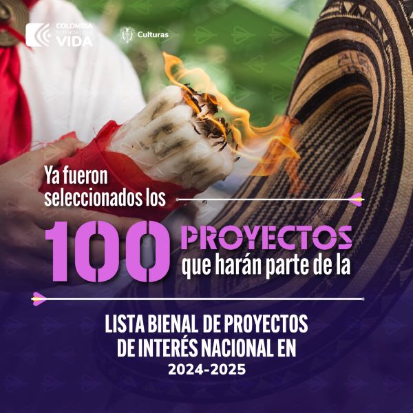 Estos son los 100 proyectos que harán parte de la Lista Bienal de Proyectos de Interés Nacional en 2024 y 2025