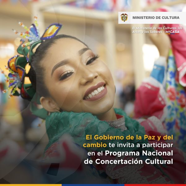 ¡Recuerda! este lunes 10 de octubre, vence el plazo para participar en la convocatoria del Programa Nacional de Concertación Cultural