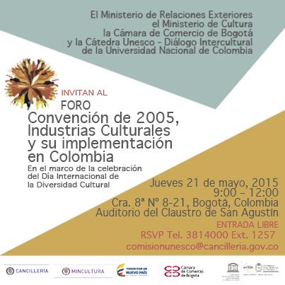 Colombia avanza en la implementación de la Convención 2005 de la Diversidad Cultural de la UNESCO