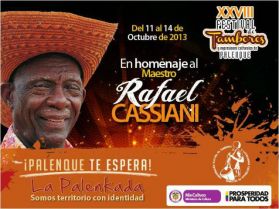 San Basilio de Palenque invita a celebrar el XXVIII Festival de Tambores y Expresiones Culturales 