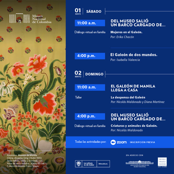 Conéctese este fin de semana con la programación virtual de #MuseosEnCasa