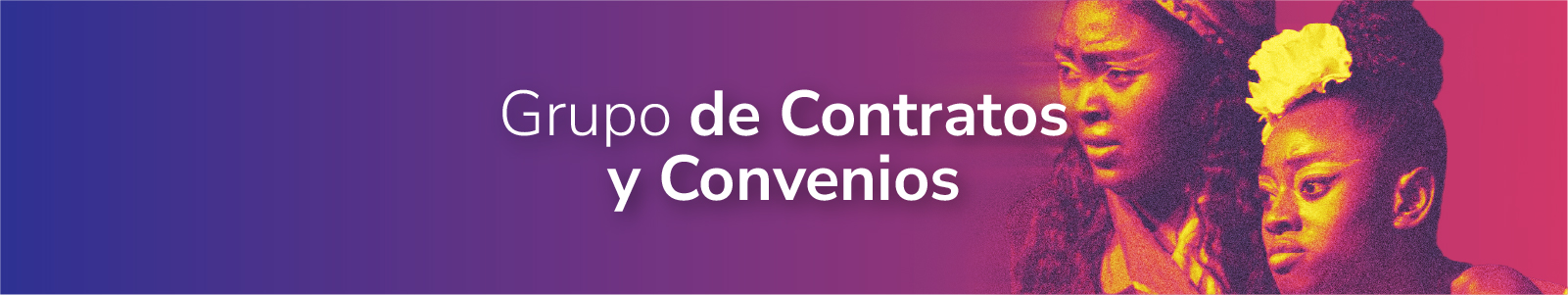 Banner de Grupo de contratos y convenios
